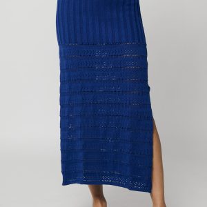 Stylishweargood Midi Skirt - Matisse Blue